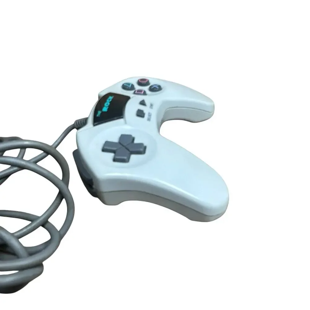 Vtg Nuby The Rock NB-700 Sony PlayStation 1 PS1 Controller GamePad Game Pad Gray